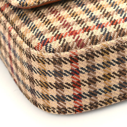 Celine Tweed Calfskin Triomphe Shoulder Bag Multicolor 7 of 8