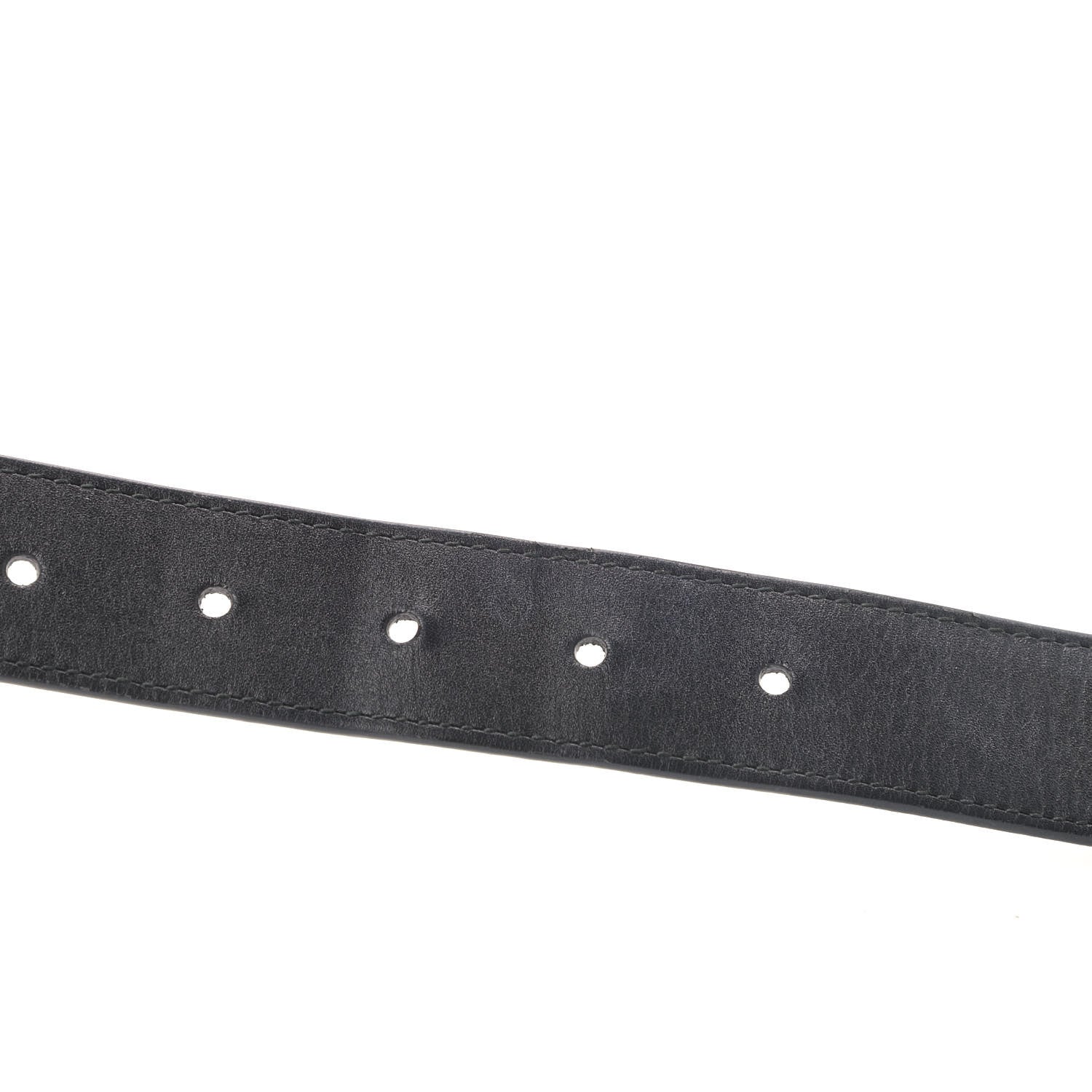 Gucci Calfskin Matelasse GG Marmont Belt Bag 85 34 Black 9 of 9