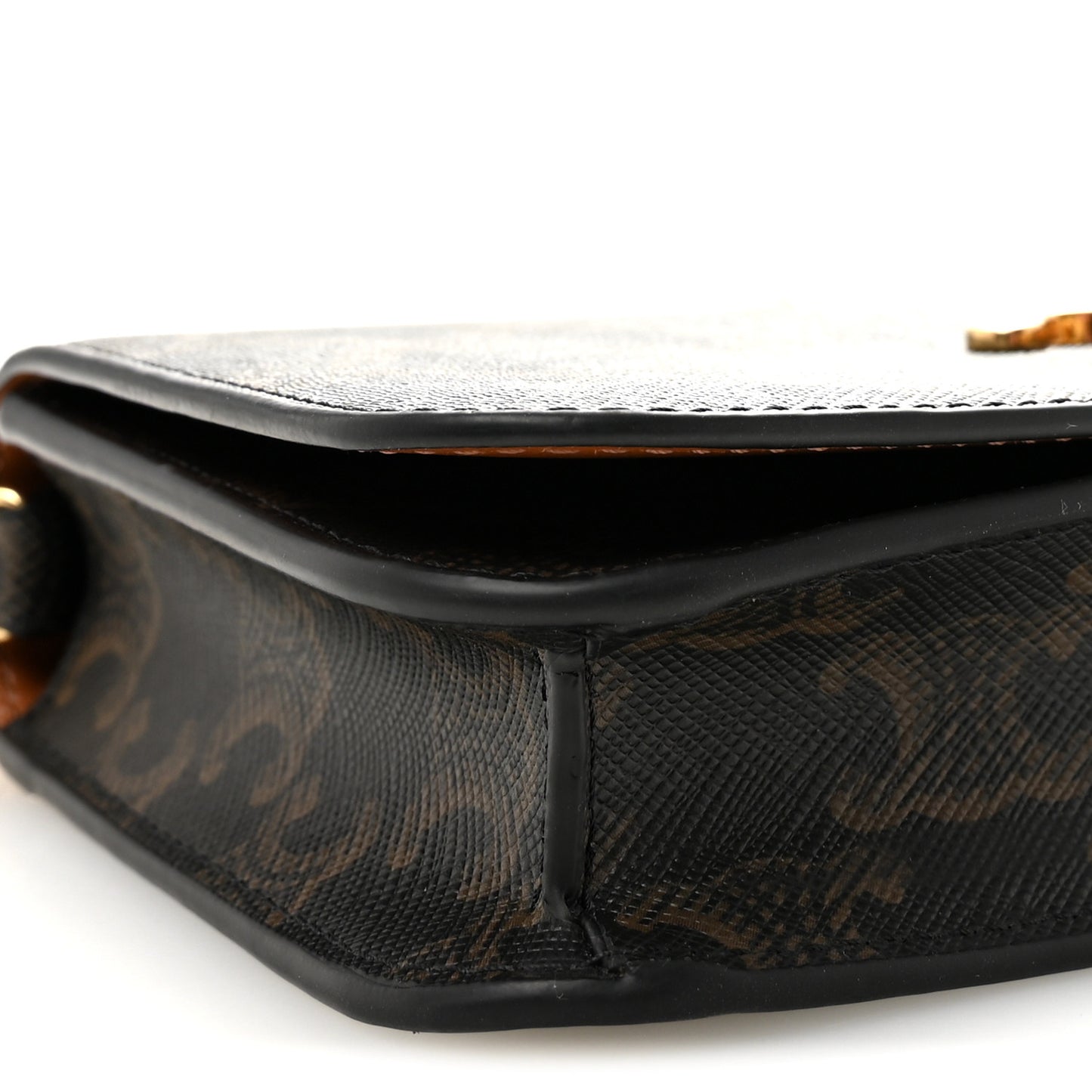 Triomphe Canvas Multipochette Tan
