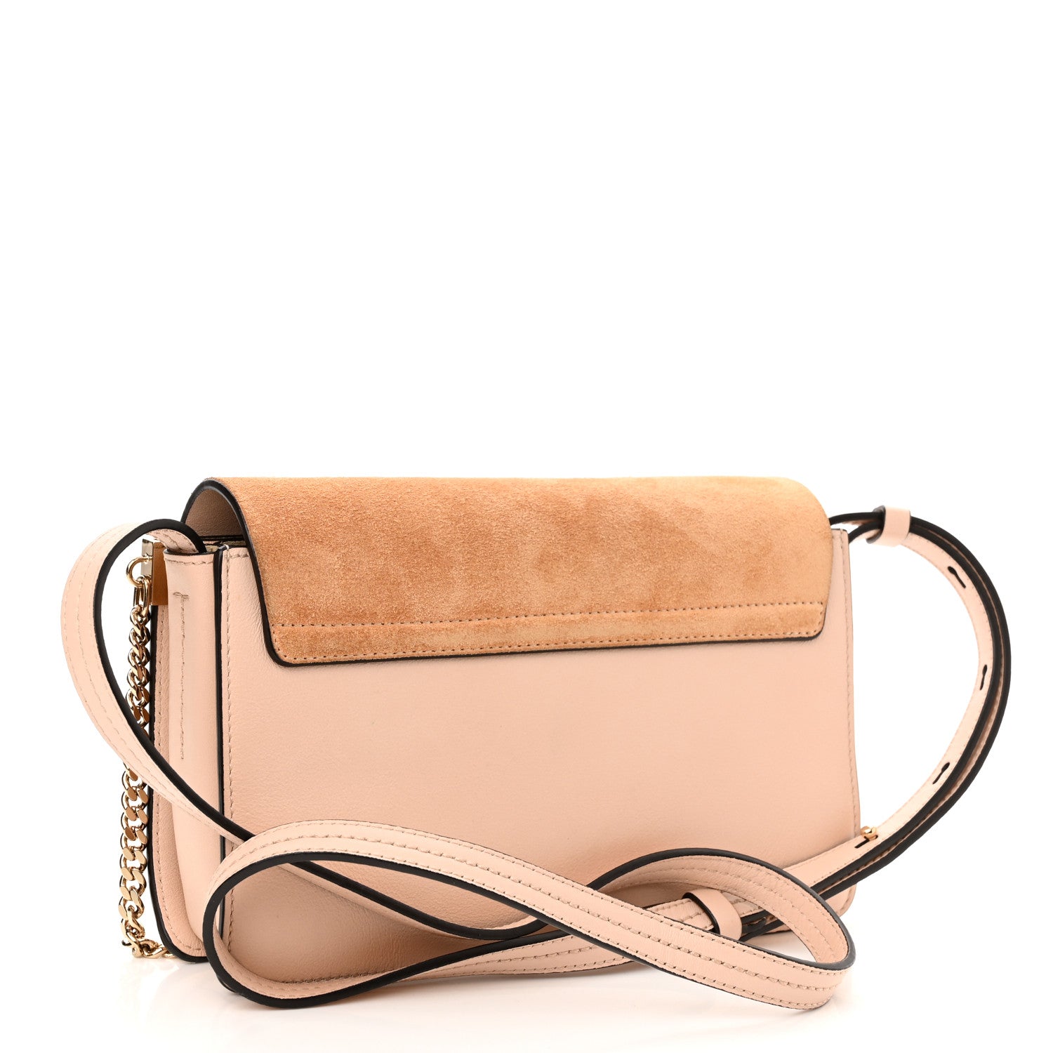 Chloe Suede Calfskin Small Faye Shoulder Bag Blushy Pink 3 of 11