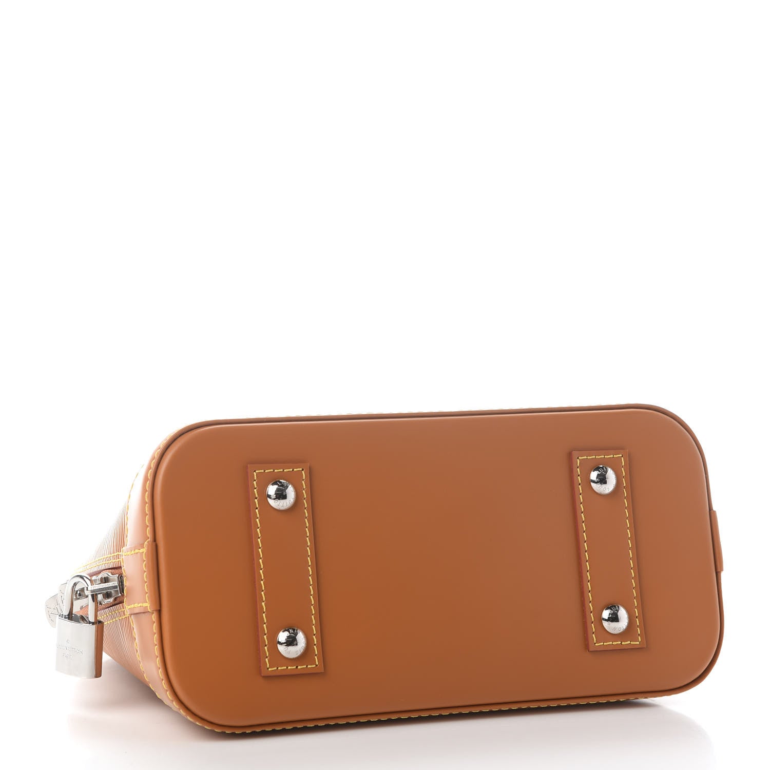Louis Vuitton Epi Jacquard Alma BB Honey Gold 3 of 7