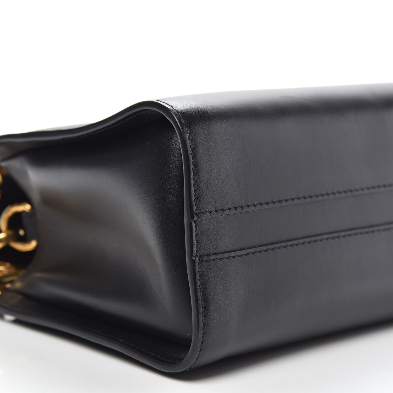 Chloe Shiny Calfskin Mini Annie Shoulder Bag Black 8 of 13