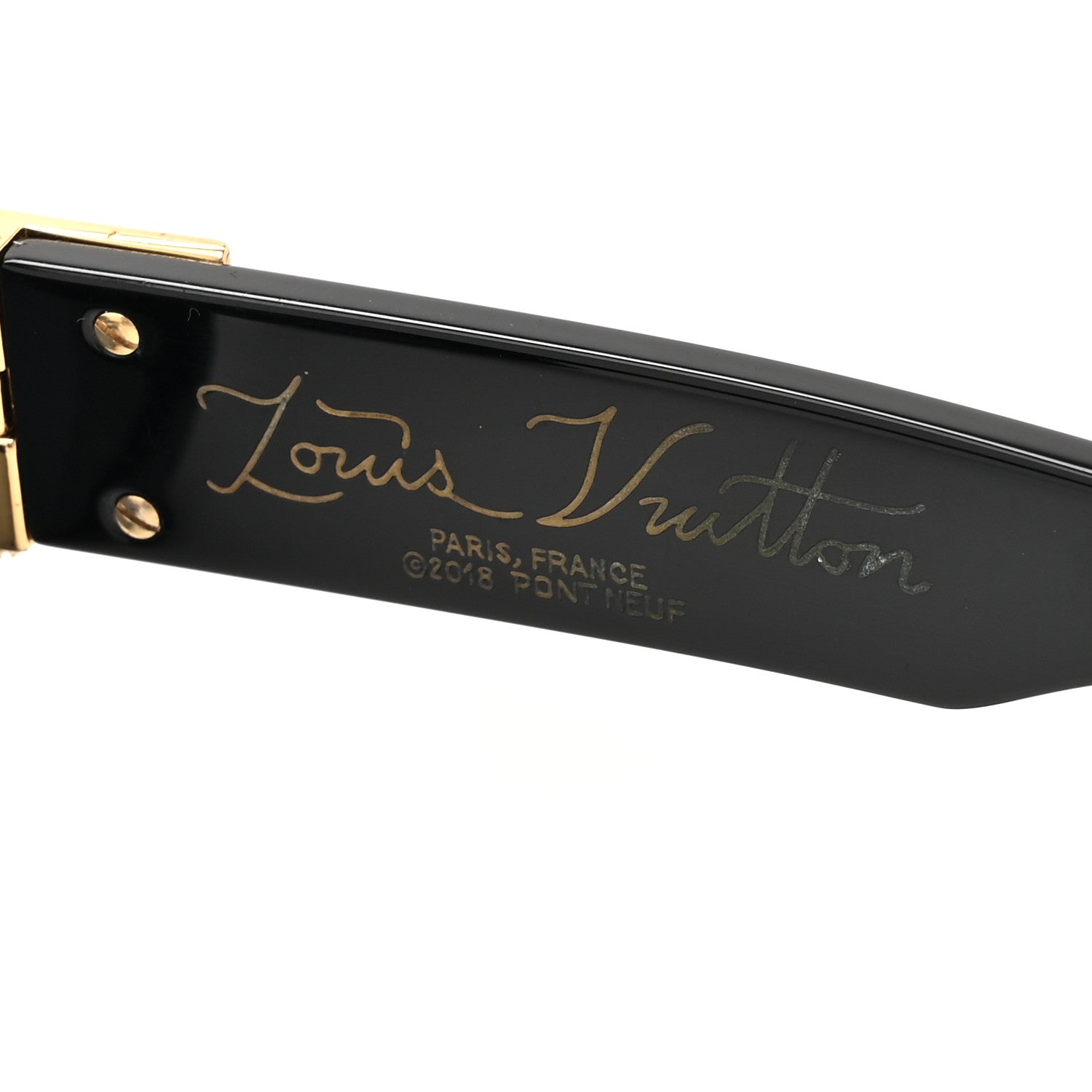 Louis Vuitton Acetate 1.1 Millionaires Sunglasses Z1165E Black 6 of 8