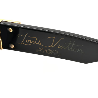 Louis Vuitton Acetate 1.1 Millionaires Sunglasses Z1165E Black 6 of 8