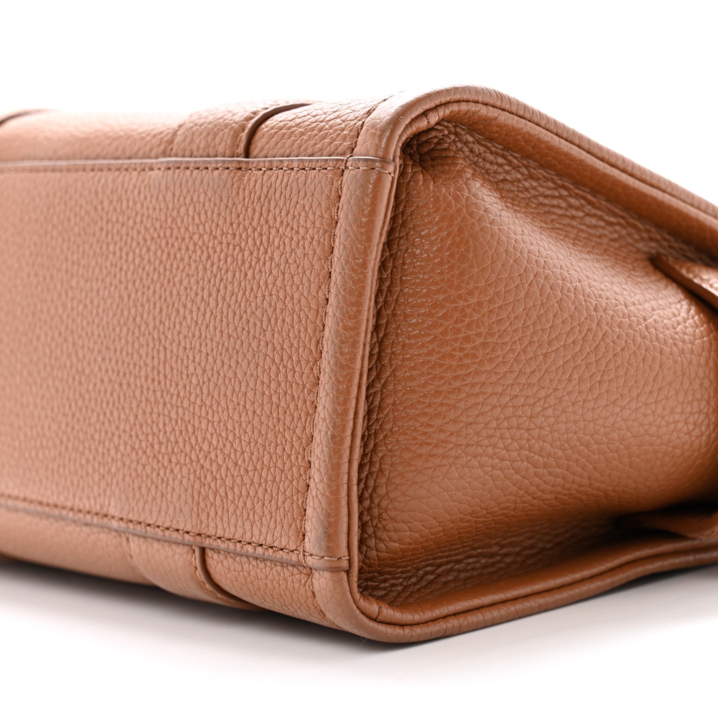 Grained Calfskin Small The Tote Bag Argan Oil