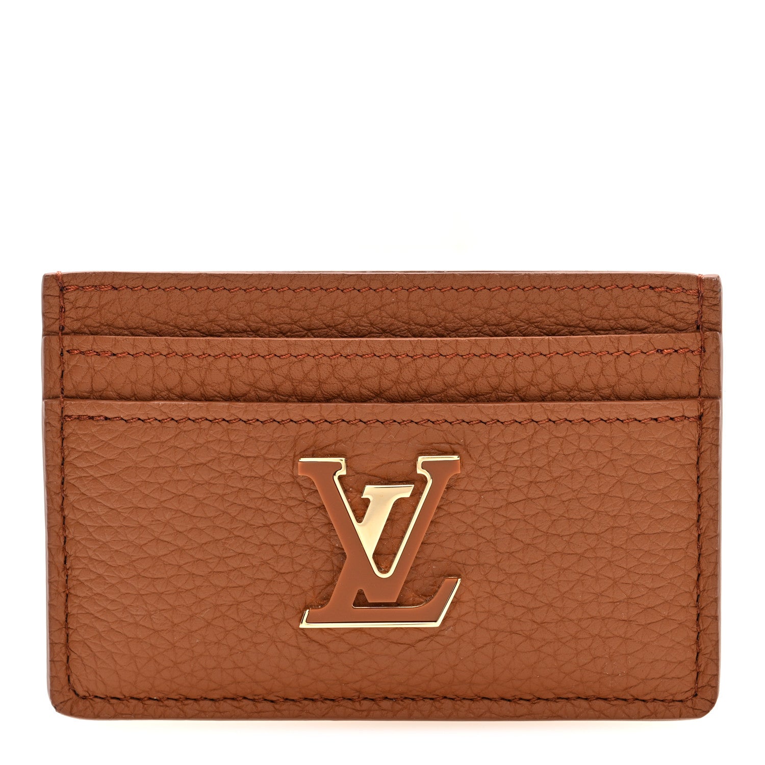Louis Vuitton Taurillon Capucines  Card Holder Tan 1 of 6