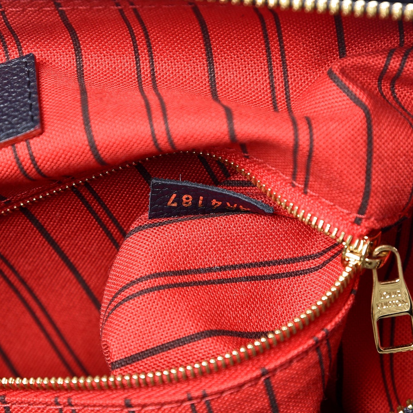 Empreinte Speedy Bandouliere 30 NM Marine Rouge