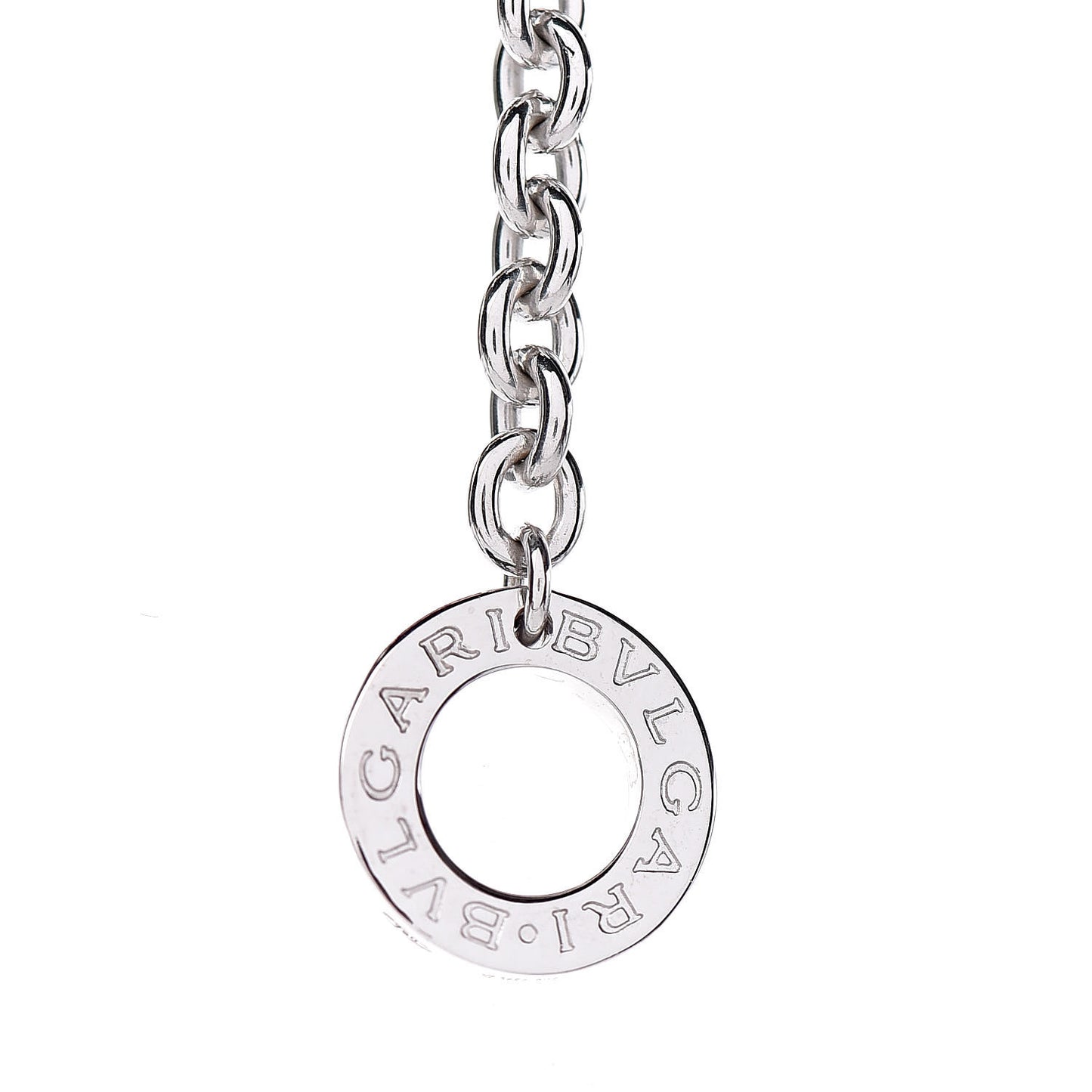18K White Gold Black Onyx Sautoir Pendant Necklace
