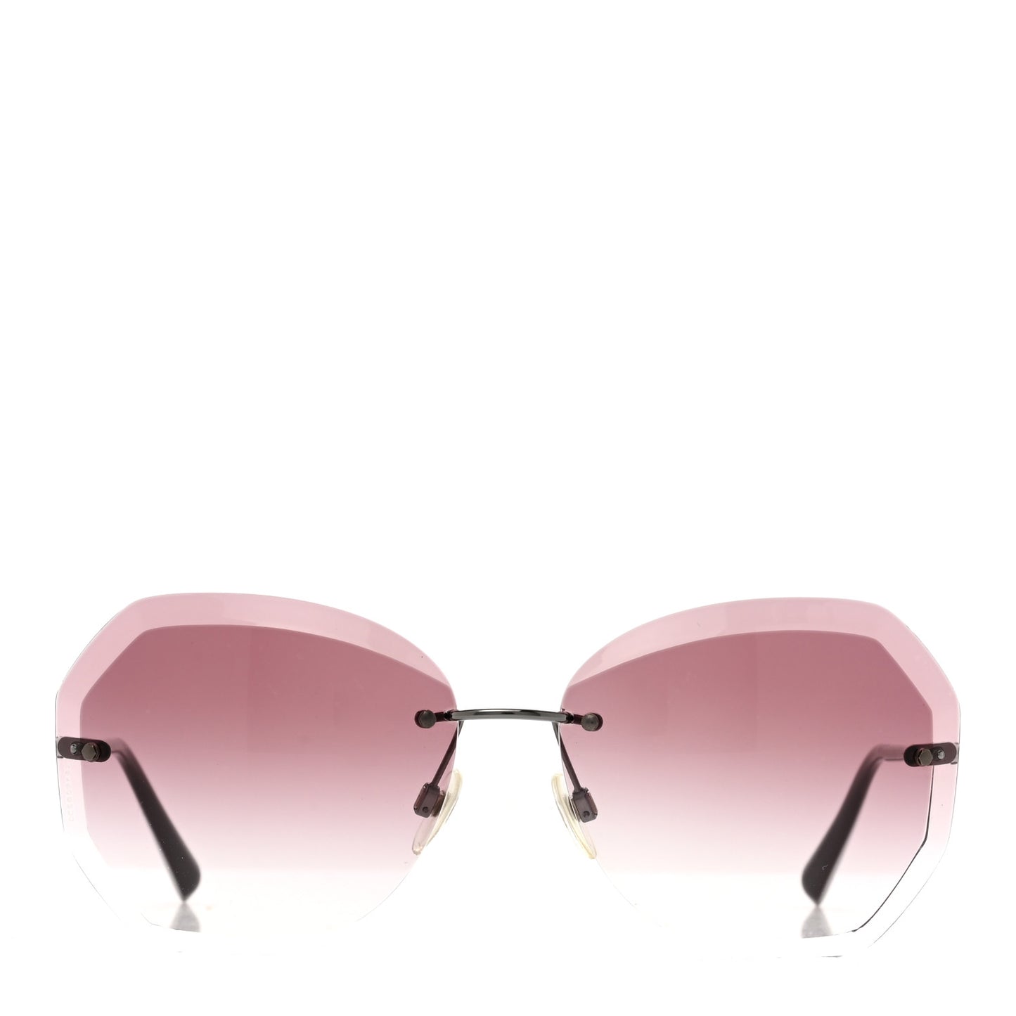 Metal Spring Round Sunglasses 4220 Pink