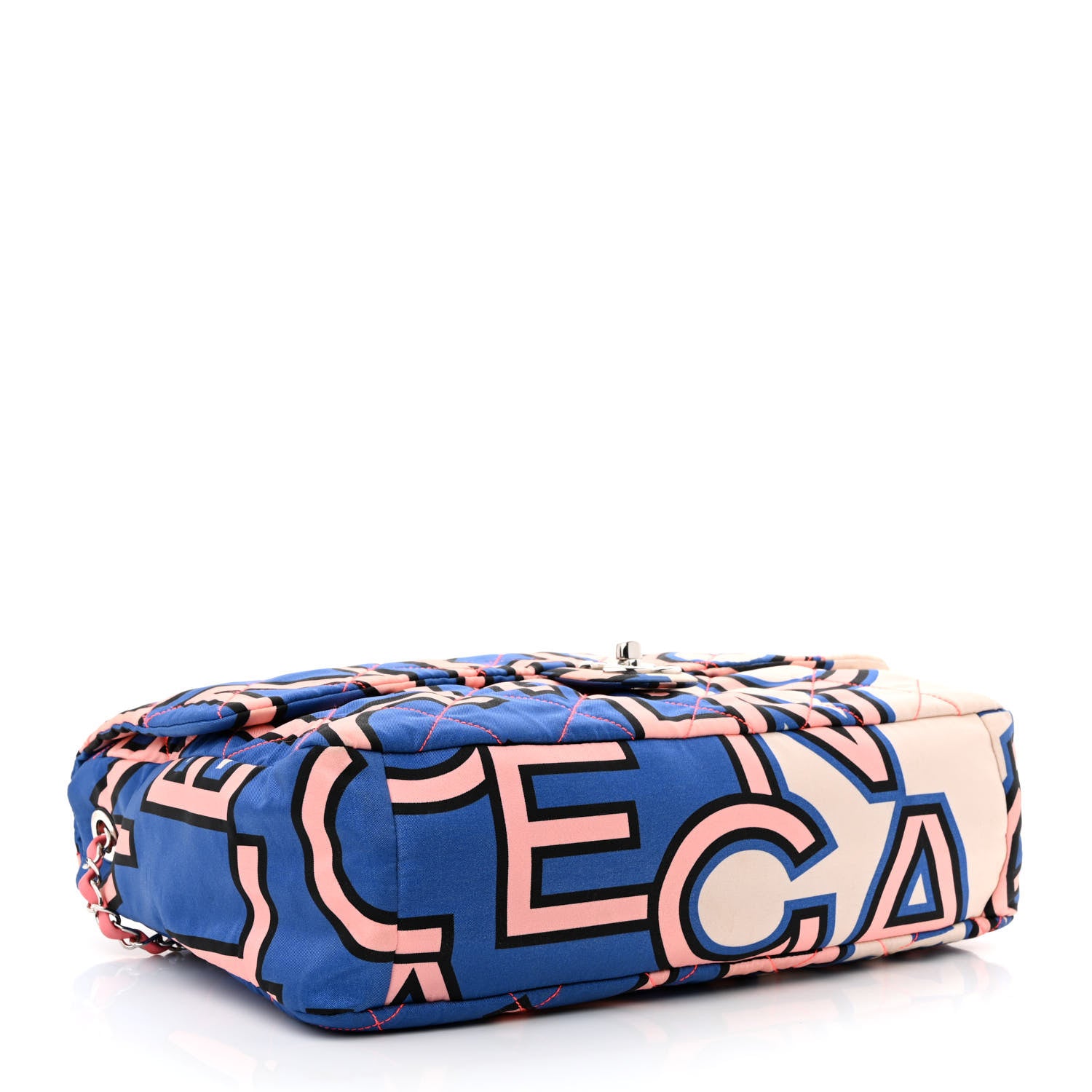 Chanel Nylon Printed Maxi Flap Multicolor 4 of 10