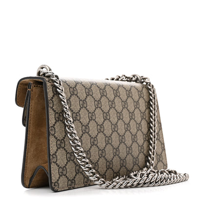 Gucci GG Supreme Monogram Small Dionysus Shoulder Bag Taupe 3 of 11