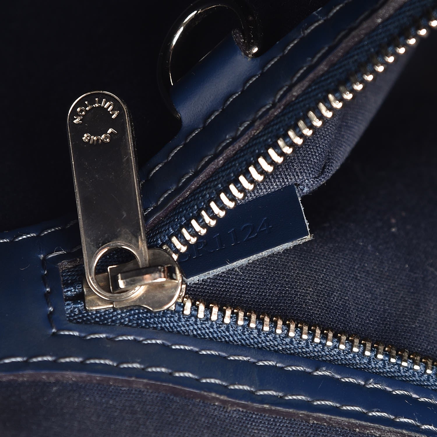 Louis Vuitton Epi Brea MM Indigo 7 of 16