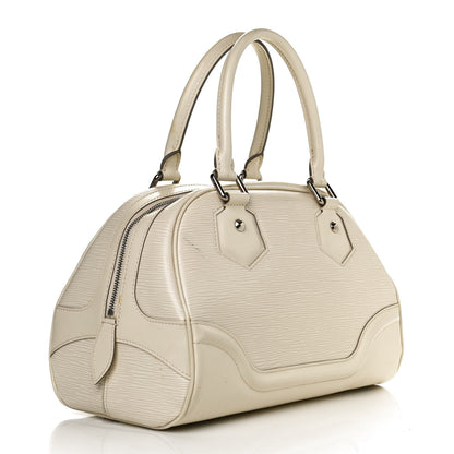 Louis Vuitton Epi Bowling Montaigne PM Ivory 3 of 15