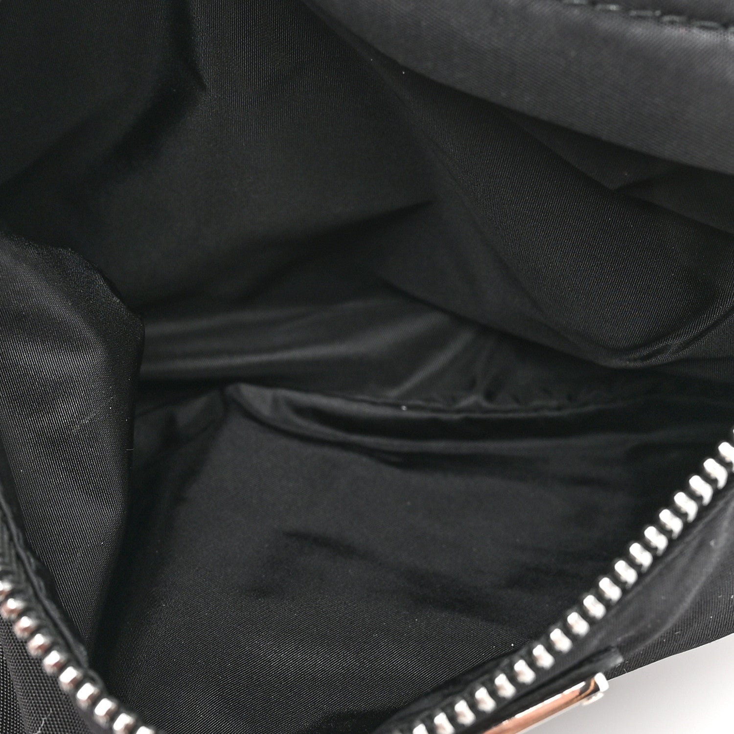 Prada Tessuto Nylon Saffiano Belt Bag 110 44 Black 5 of 10