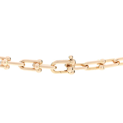 Tiffany 18K Rose Gold Hardwear Graduated Link Necklace 4 of 6