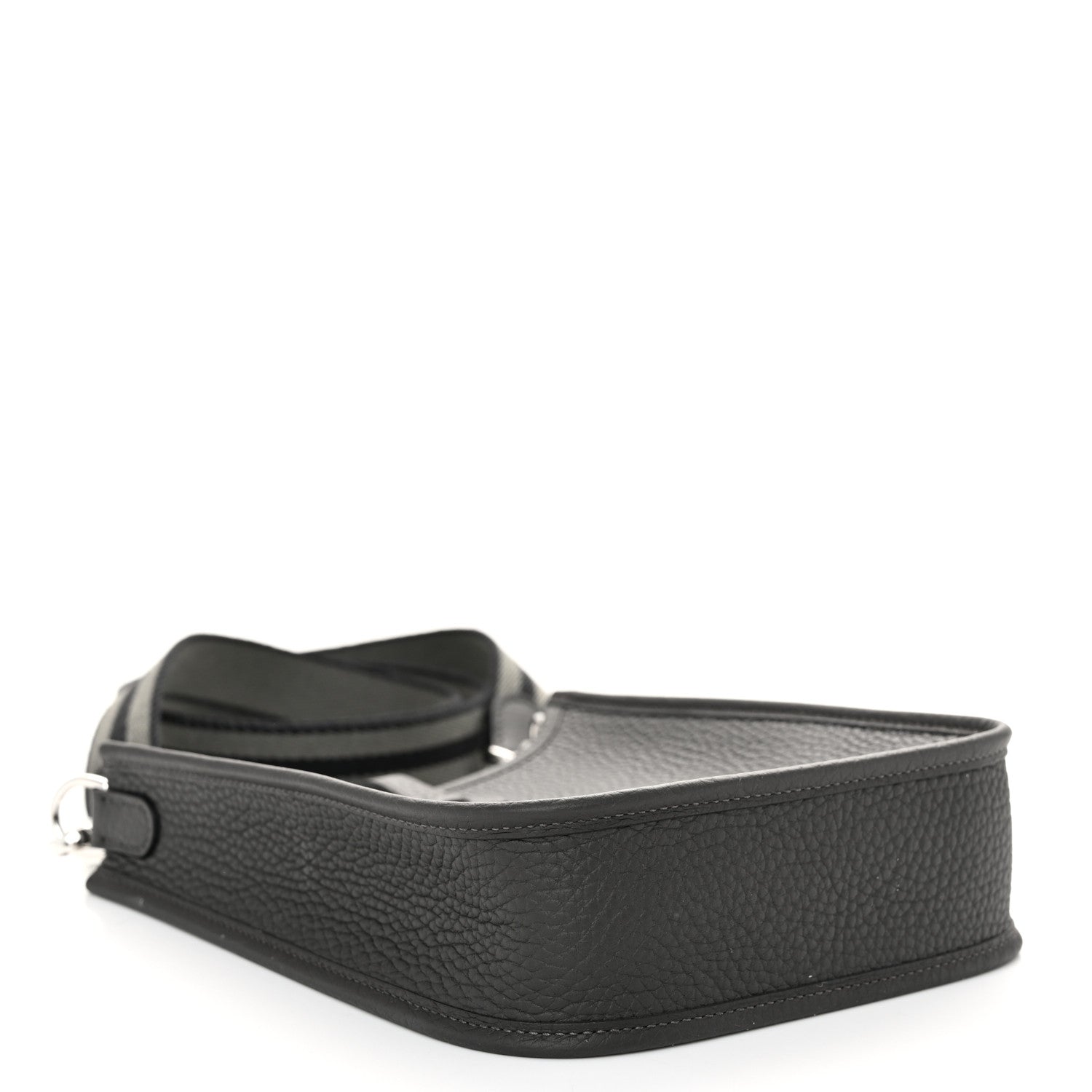 Hermes Taurillon Clemence Amazone Evelyne TPM Gris Meyer Black 4 of 13