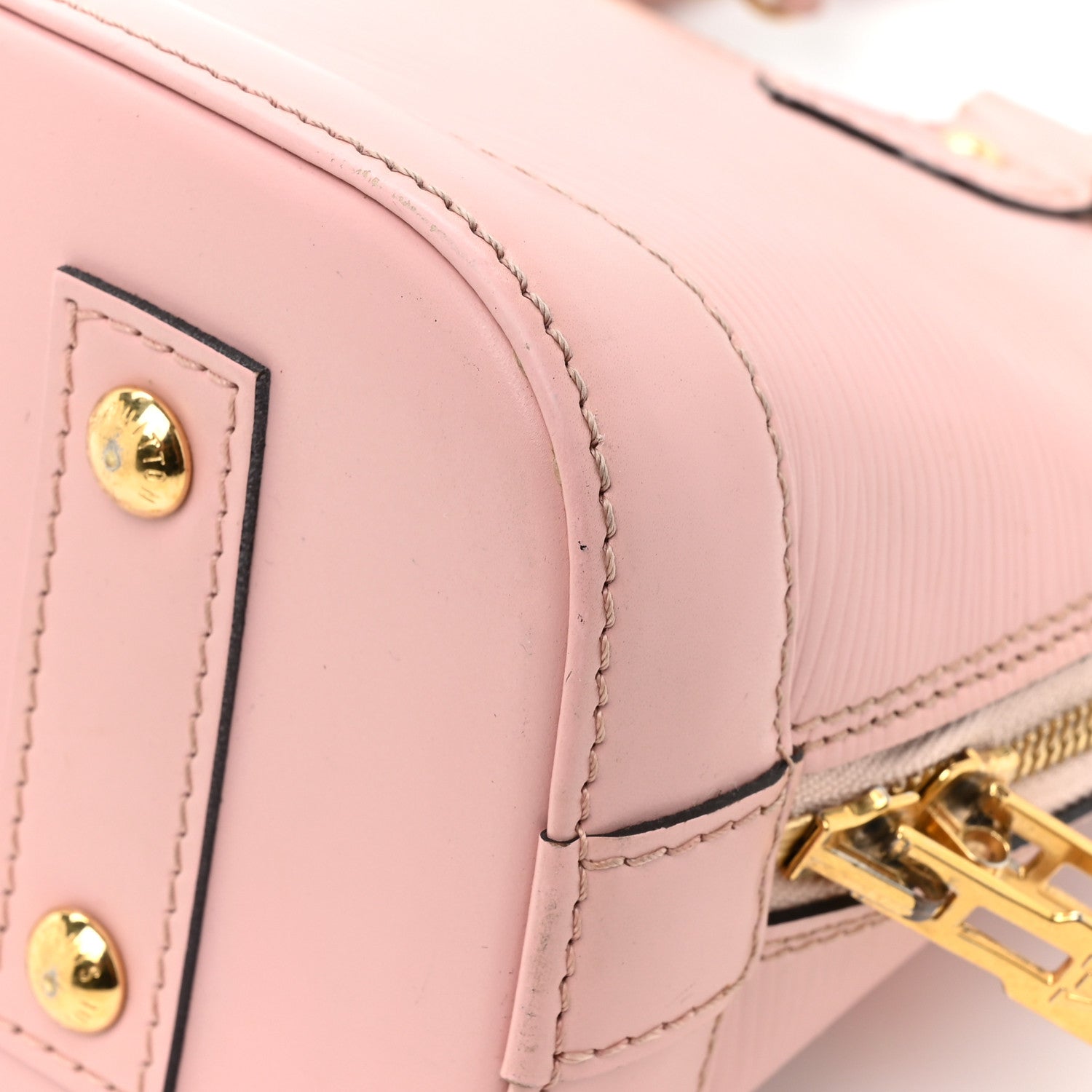 Louis Vuitton Epi Blooming Flowers Alma BB Rose Ballerine 17 of 19