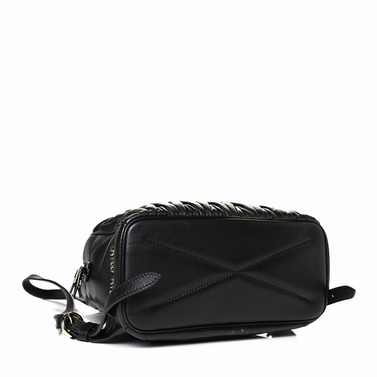 Miu Miu Nappa Matelasse Backpack Black 3 of 6