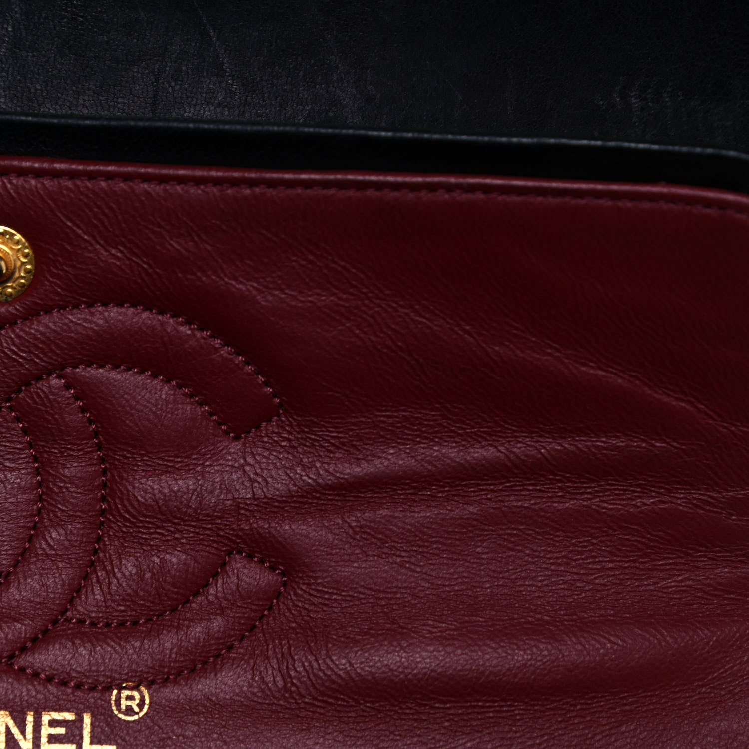 Chanel Lambskin Quilted Small Double Flap Black 9 of 11