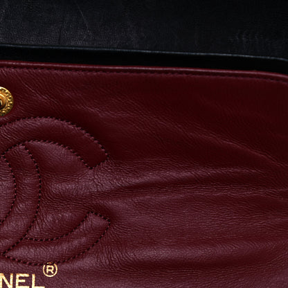 Chanel Lambskin Quilted Small Double Flap Black 9 of 11