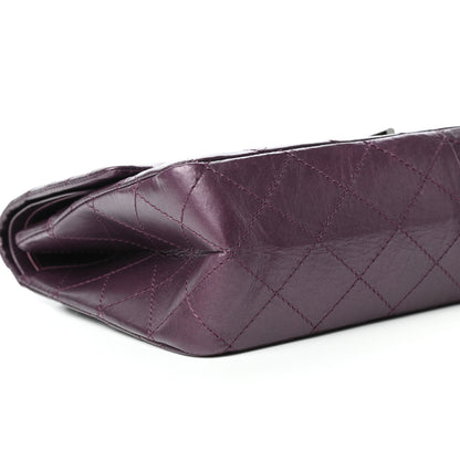 Chanel Aged Calfskin Quilted 2.55 Reissue 227 Flap Dark Purple 8 of 10