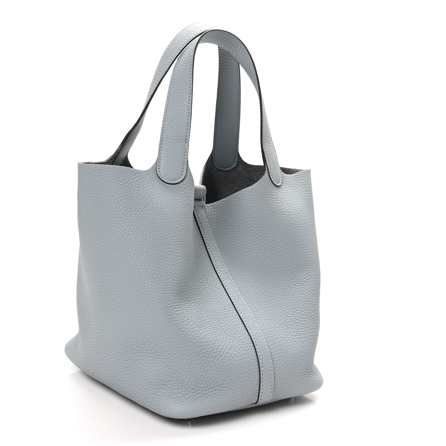 Hermes Taurillon Clemence Picotin Lock 22 MM Gris Pantin 3 of 12