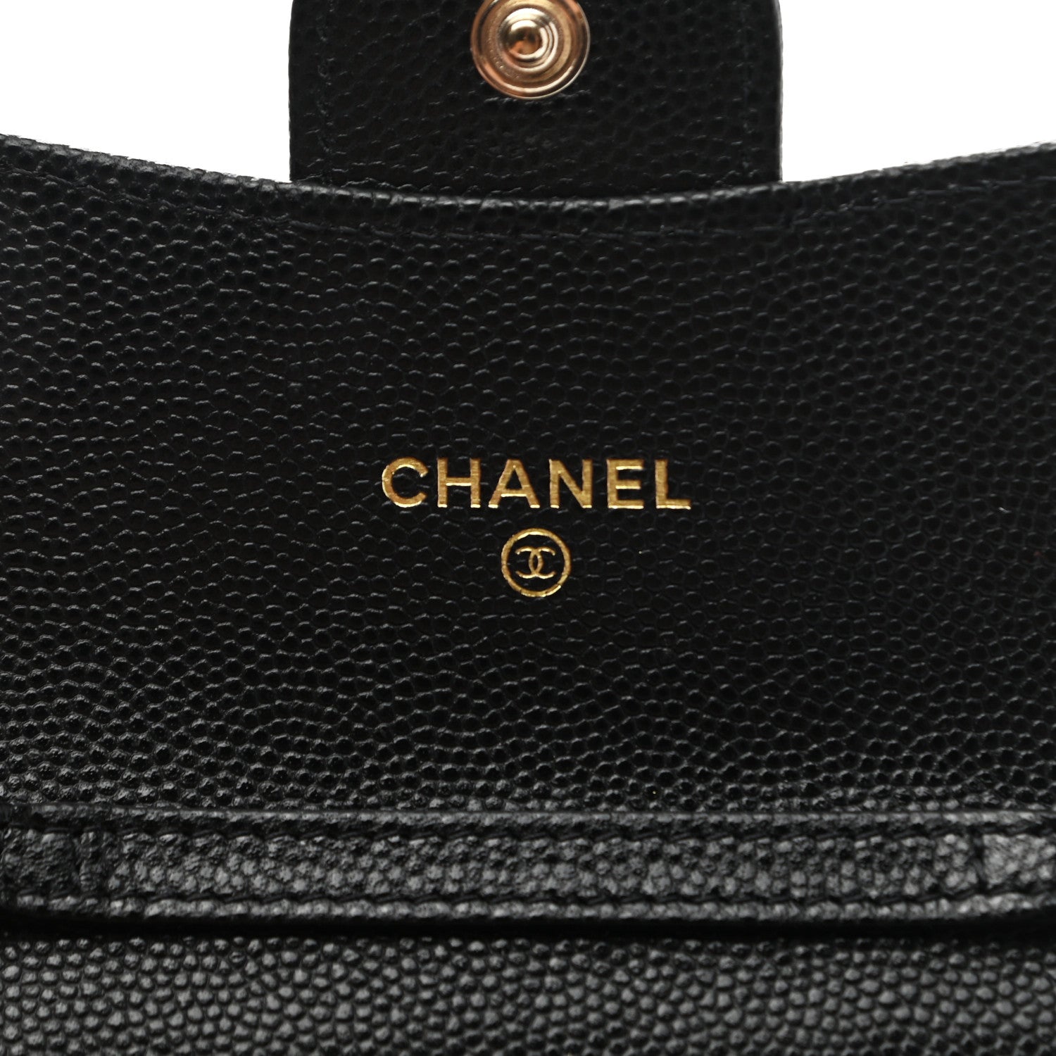 Chanel Caviar Quilted Flap Card Holder On Chain Black 6 of 9
