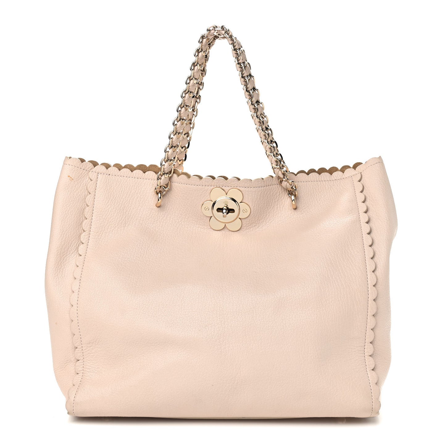Classic Calfskin Cecily Flower Tote Ballet Pink