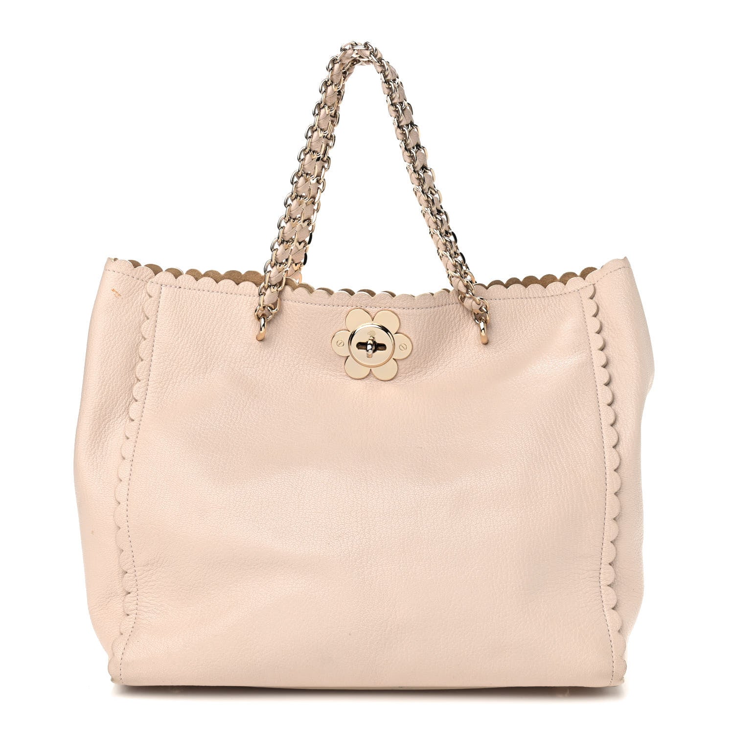 Mulberry Classic Calfskin Cecily Flower Tote Ballet Pink 1 of 12