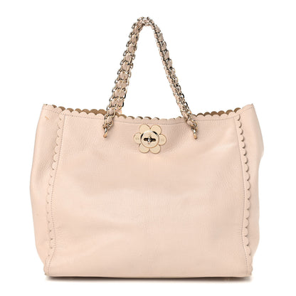 Mulberry Classic Calfskin Cecily Flower Tote Ballet Pink 1 of 12