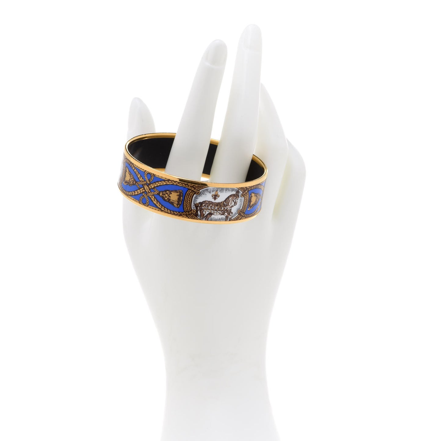 Enamel Printed Wide Grand Apparat Bracelet 65