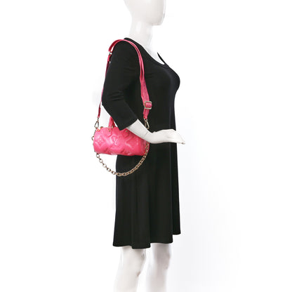 Louis Vuitton Calfskin Bubblegram Papillon BB Dragon Fruit 2 of 8
