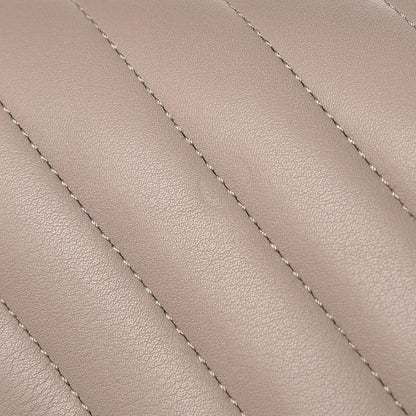 Chanel Calfskin Chevron Quilted Medium Statement Flap Grey 9 of 10