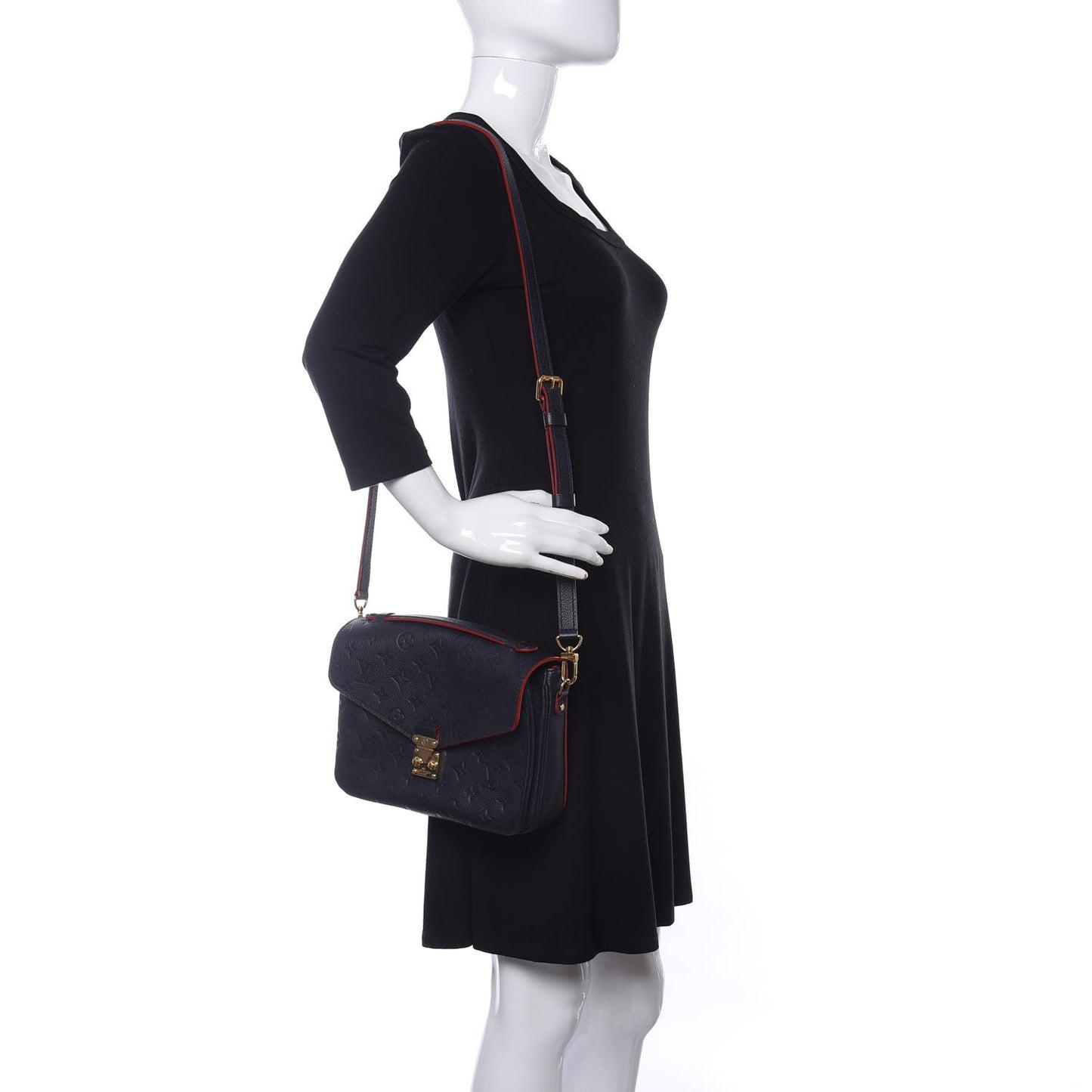 Empreinte Pochette Metis Marine Rouge