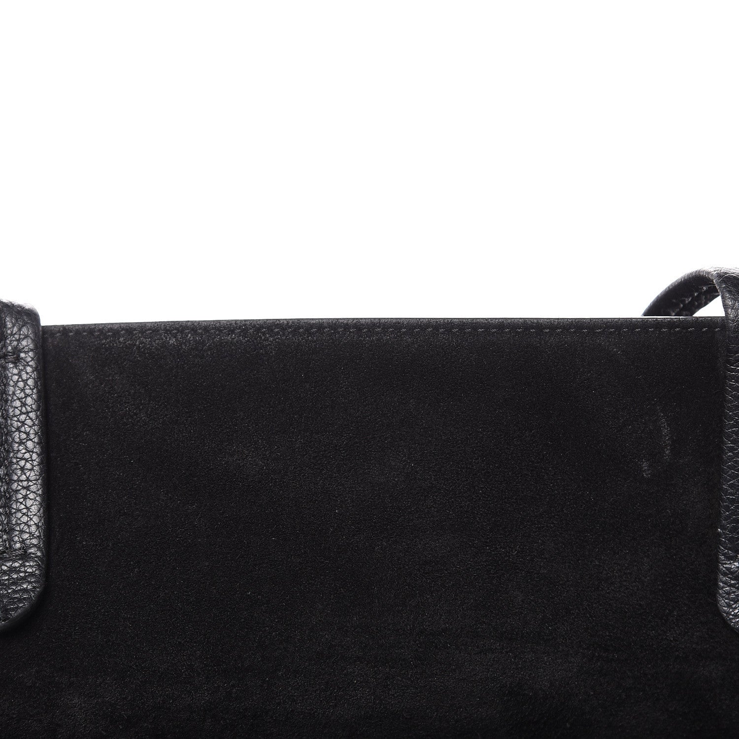 Celine Soft Grained Calfskin Medium Belt Cabas Phantom Black 8 of 14