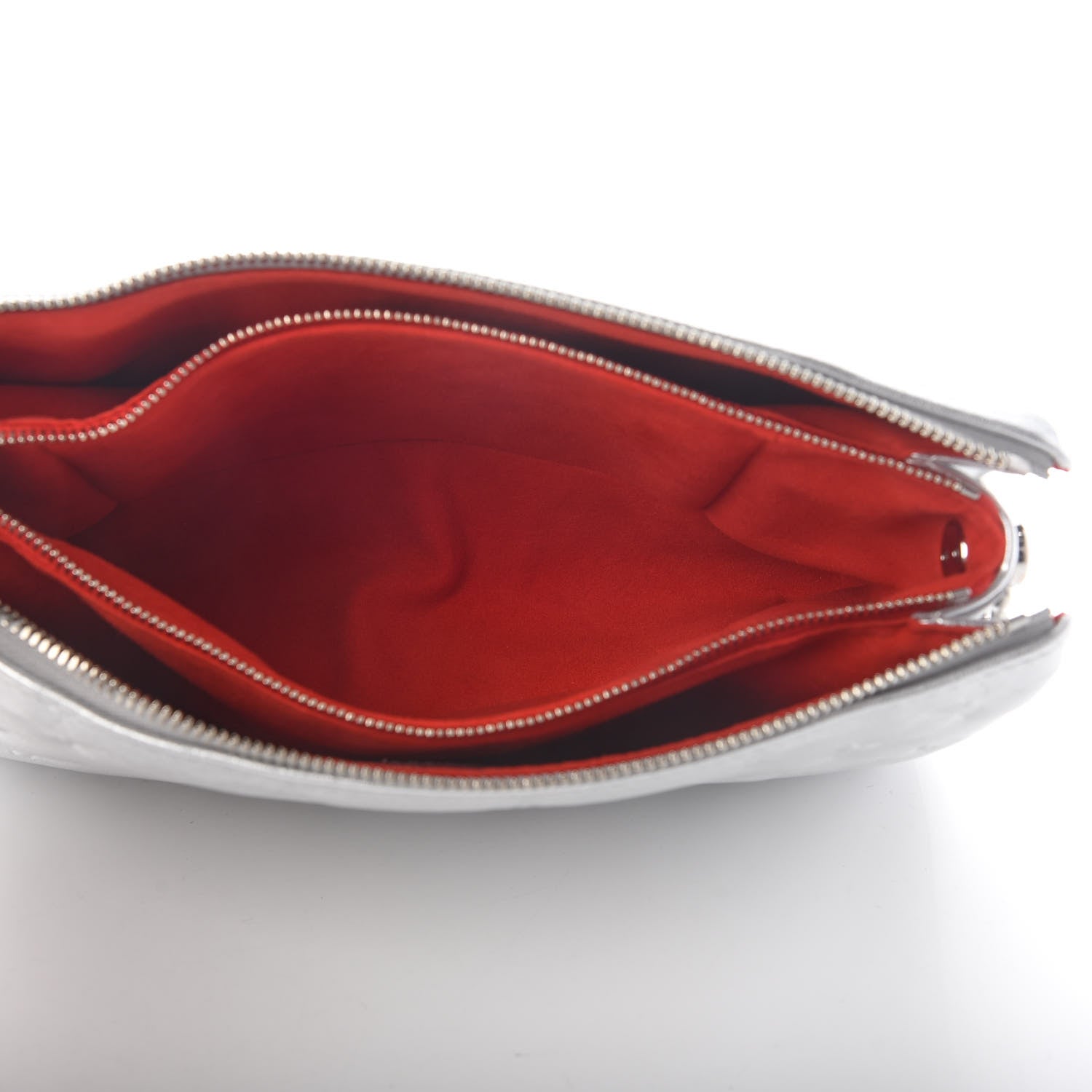 Louis Vuitton Metallic Lambskin Embossed Monogram Coussin PM Silver 5 of 8