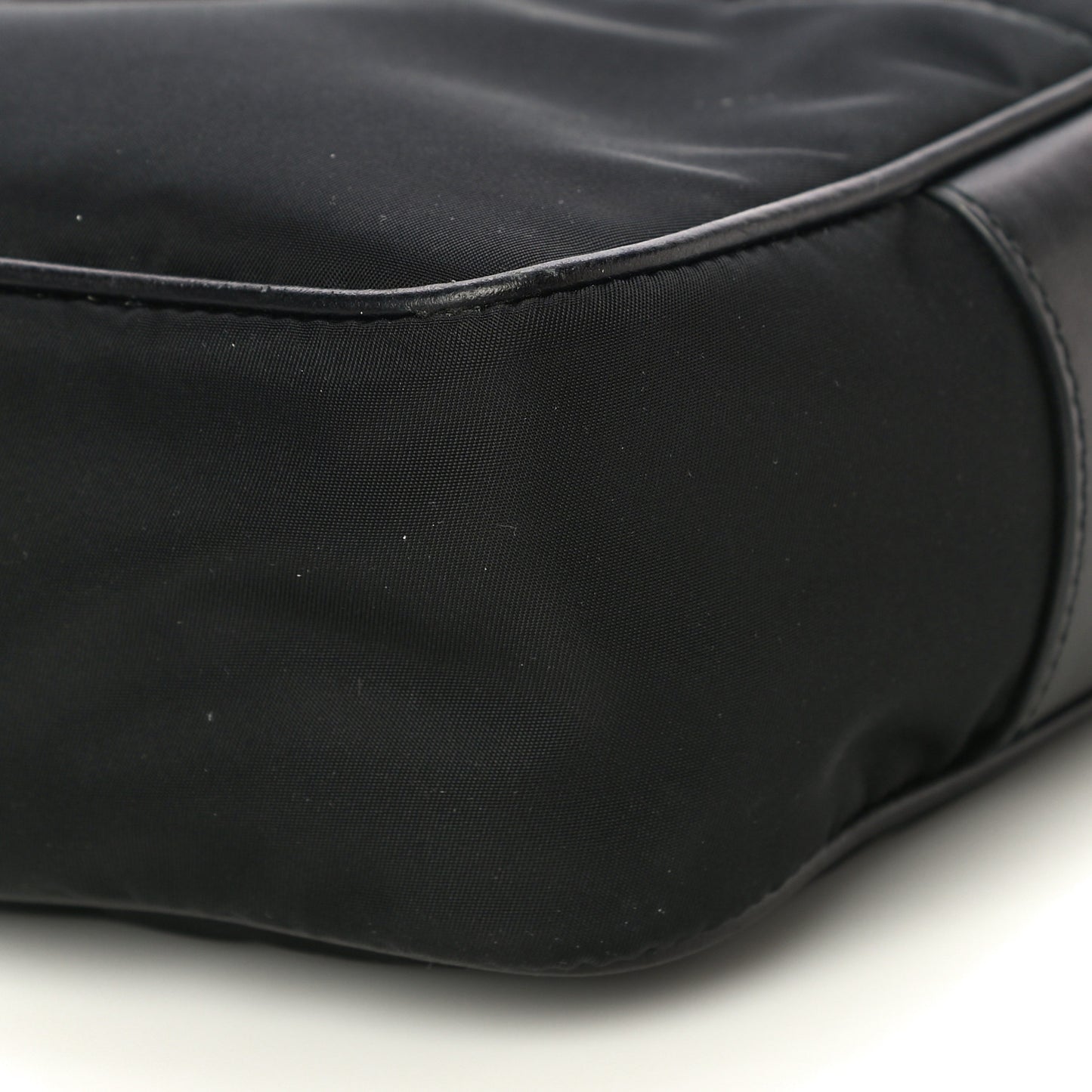 Tessuto Nylon Studded New Vela Shoulder Bag Black Verde