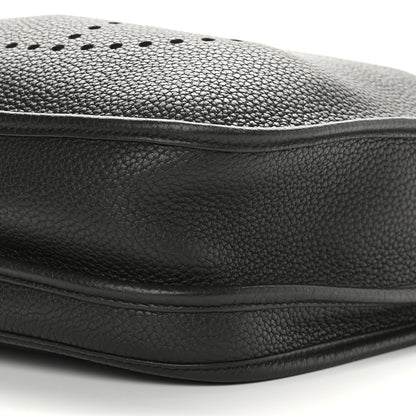 Hermes Taurillon Clemence Evelyne III PM Plomb 10 of 10