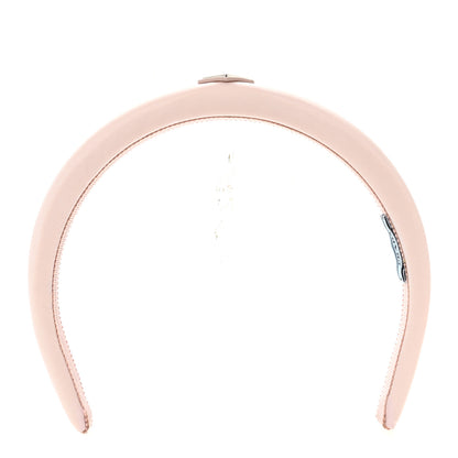 Prada Re-Nylon Triangle Logo Thin Headband Alabastro 1 of 4