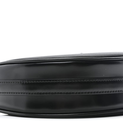 Prada Re-Nylon Spazzolato Mini Arque Shoulder Bag Black 9 of 10