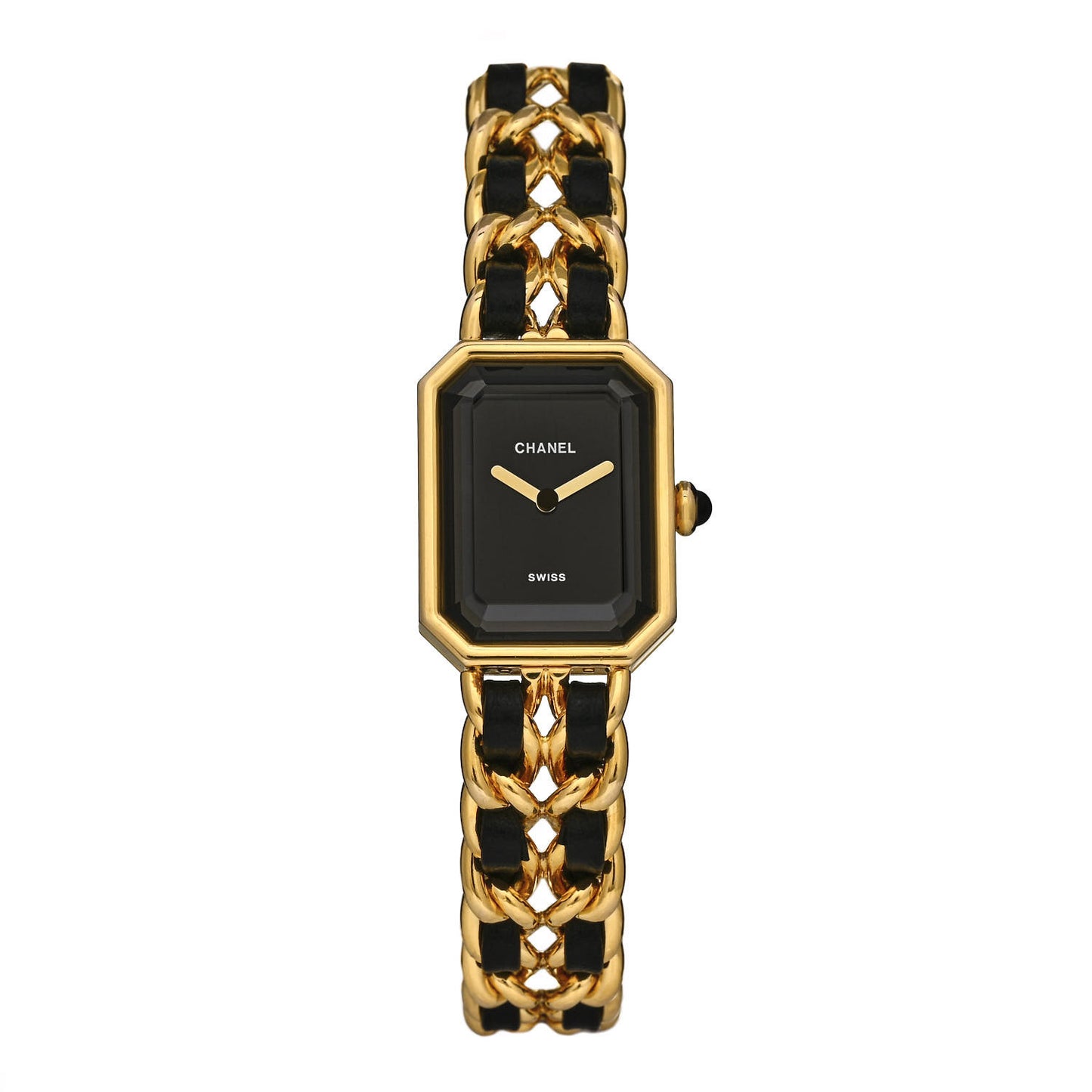 Stainless Steel Lambskin 20mm Chain Premiere Quartz Watch Gold L