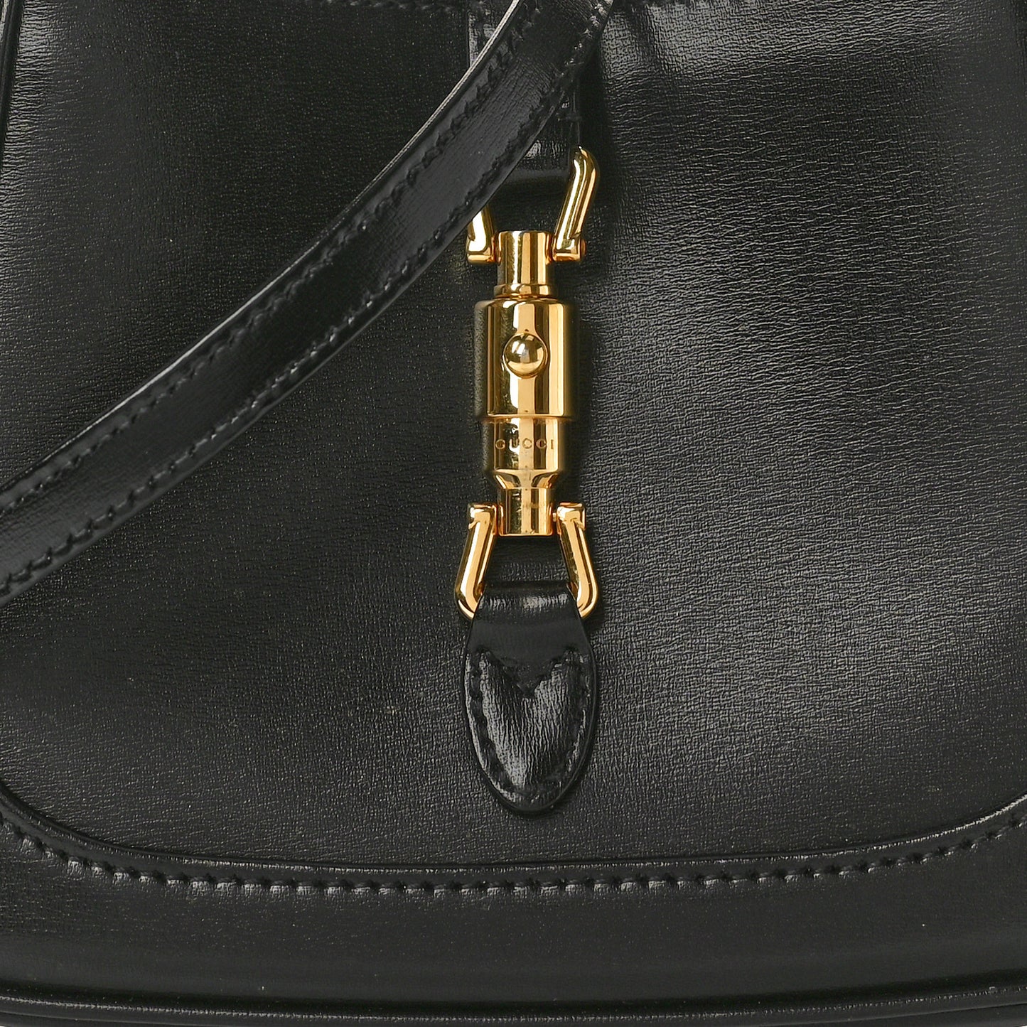 Boarded Dyana Lux Calfskin Mini Jackie 1961 Hobo Black