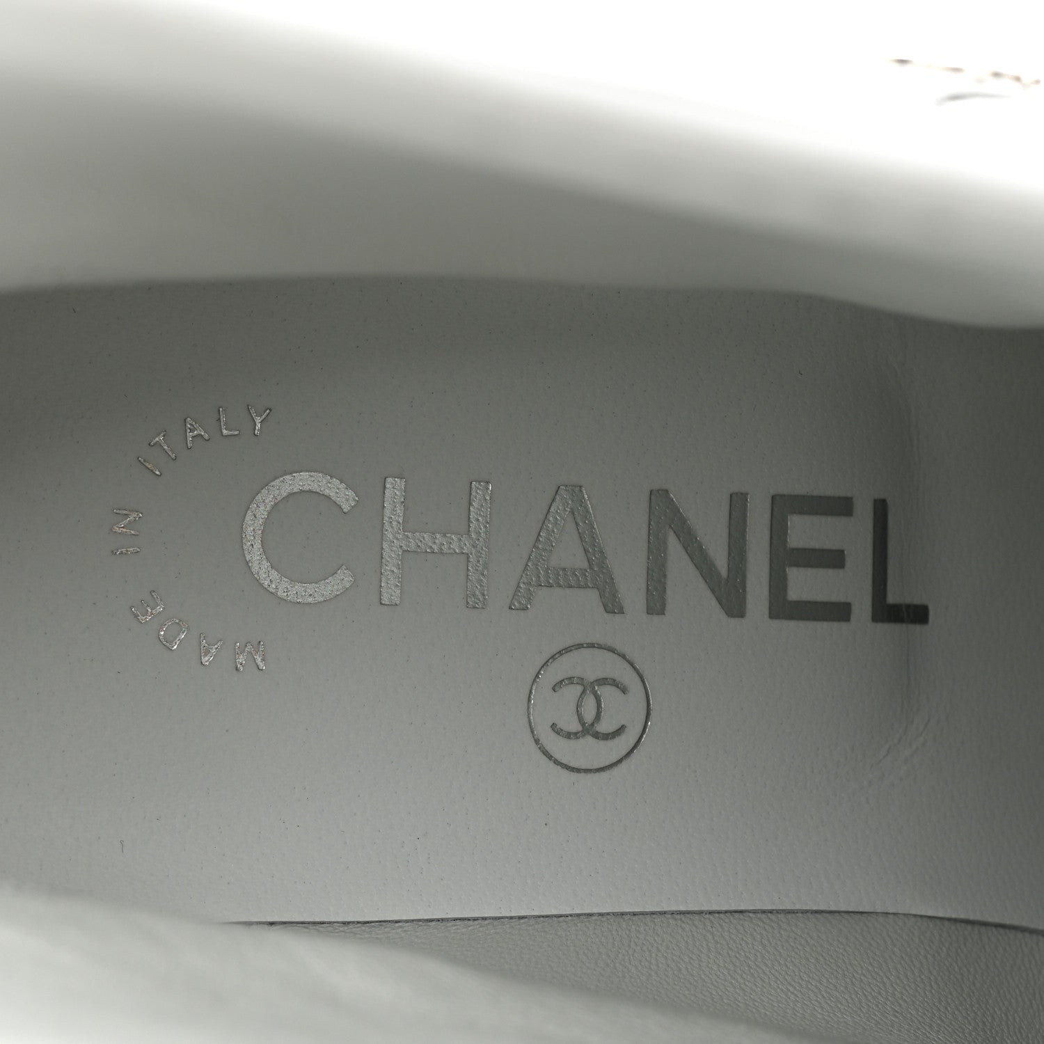 Chanel Lambskin Goatskin Cap Toe Boots 37 White Black 8 of 10