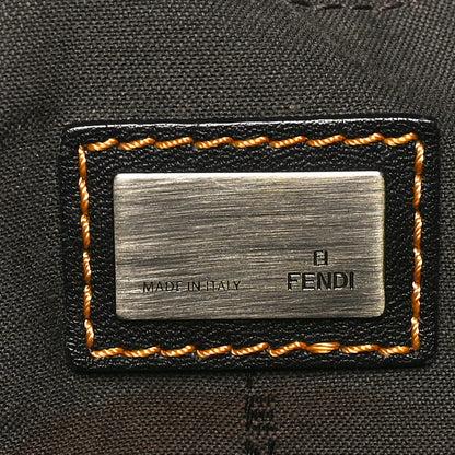 Fendi Vernice B Buckle Shoulder Bag Black 6 of 13