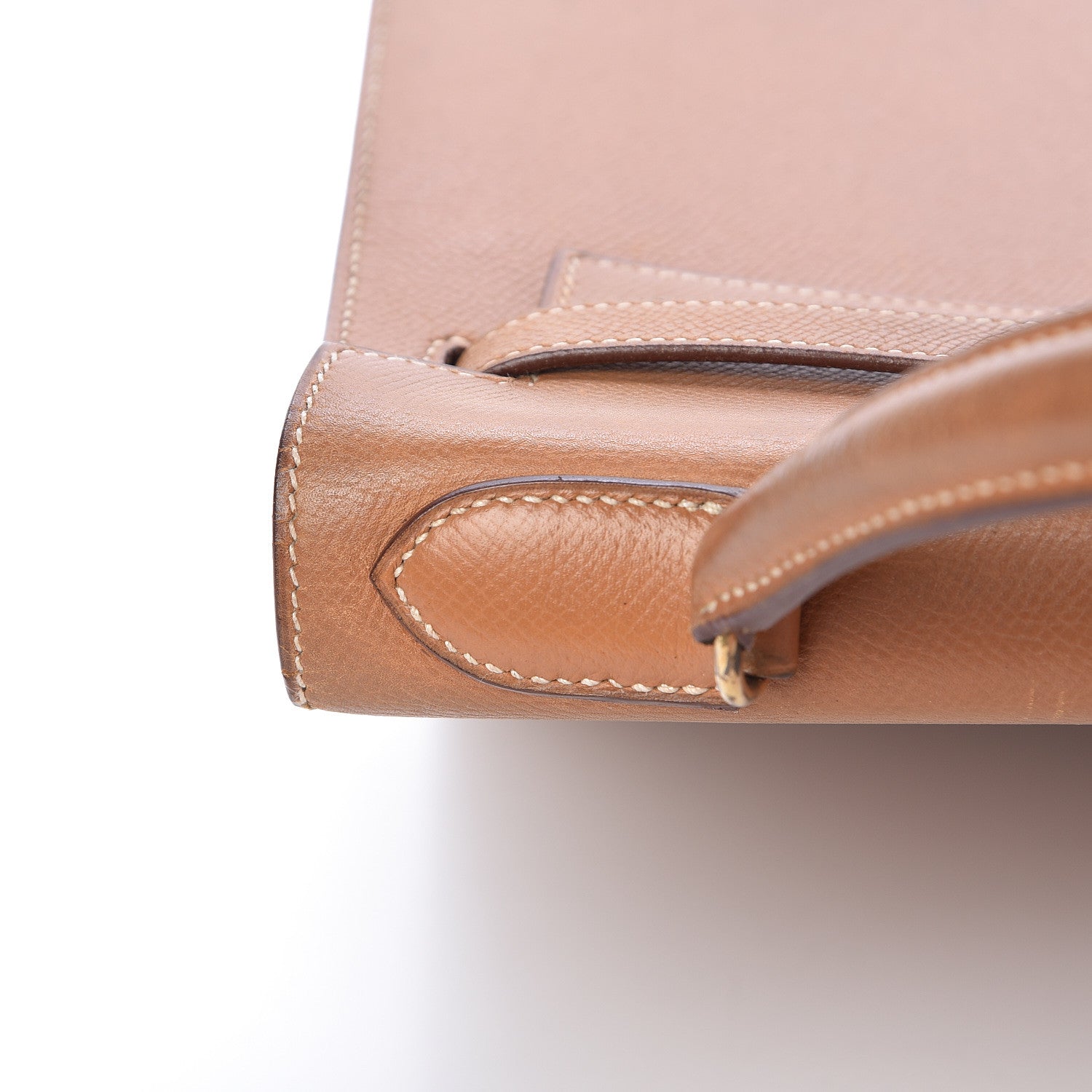 Hermes Courchevel Kelly Sellier 28 Gold 9 of 49