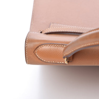 Hermes Courchevel Kelly Sellier 28 Gold 9 of 49