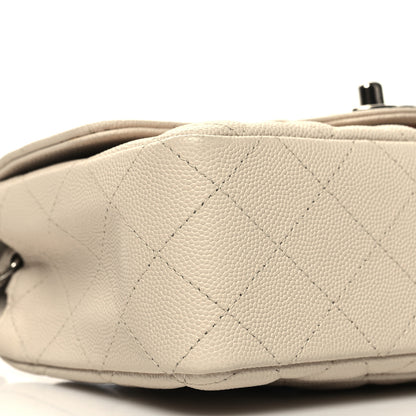 Chanel Caviar Quilted Mini Rectangular Flap Light Beige 9 of 12