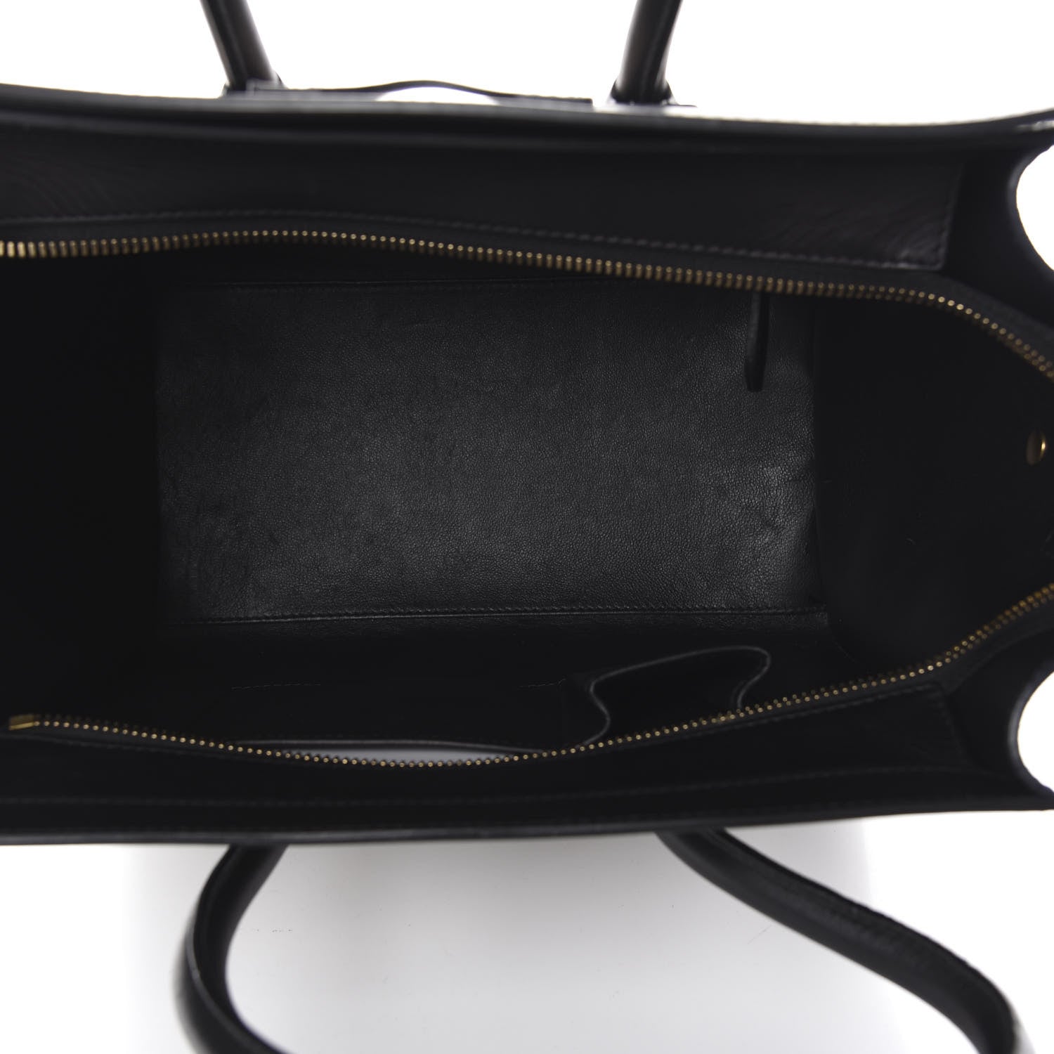 Celine Elephant Calfskin Suede Mini Tri-Color Luggage Sand 5 of 9