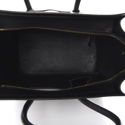 Celine Elephant Calfskin Suede Mini Tri-Color Luggage Sand 5 of 9