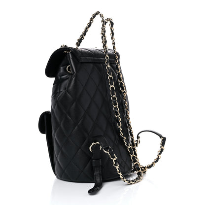 Chanel Caviar Quilted Pockets Backpack Black 3 of 12